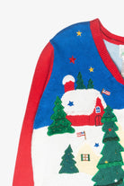 Patriotic USA Vintage Ugly Christmas Pullover (2000s)