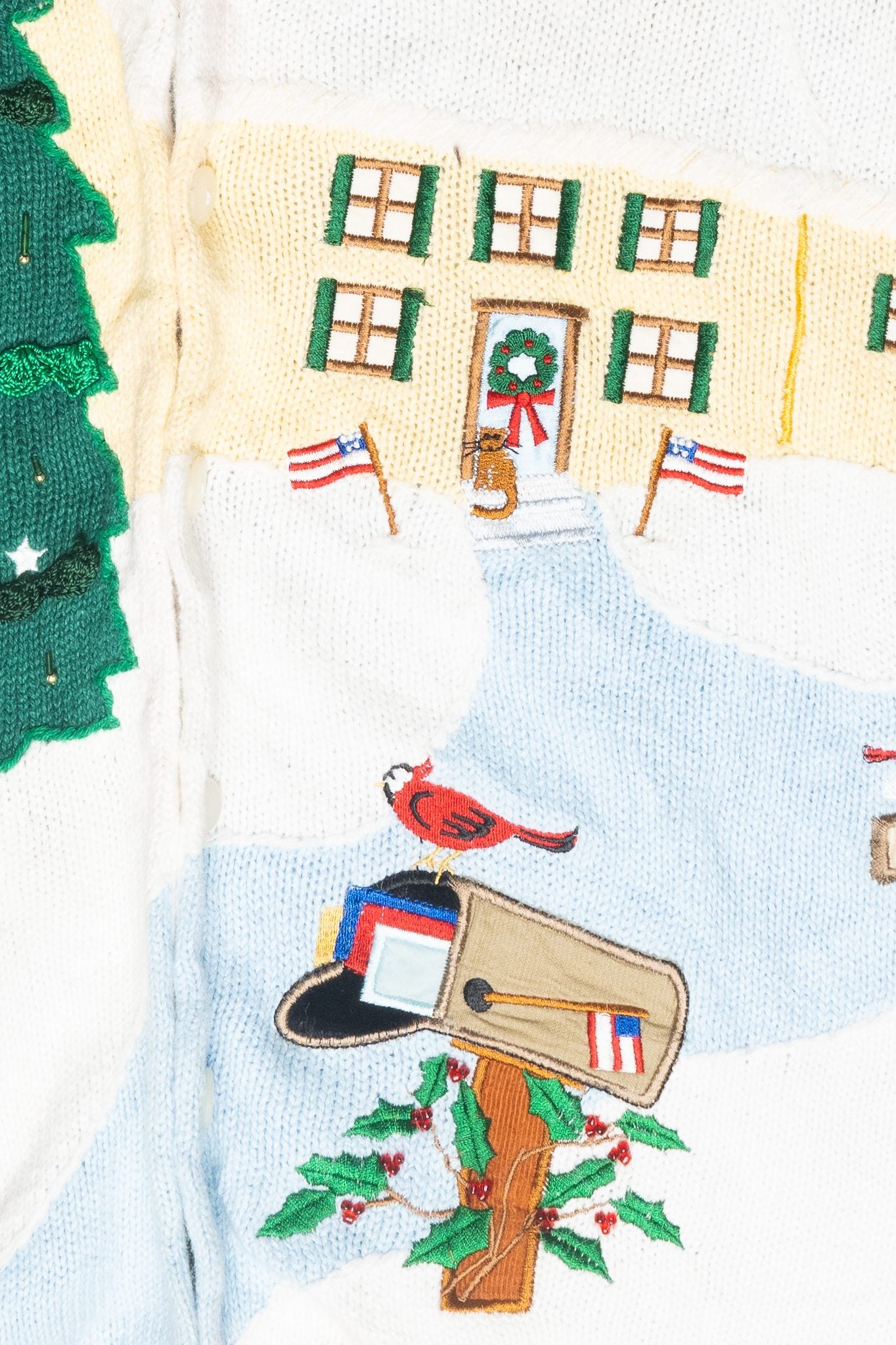 Patriotic USA Vintage Ugly Christmas Pullover (2000s)