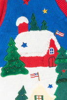 Patriotic USA Vintage Ugly Christmas Pullover (2000s)