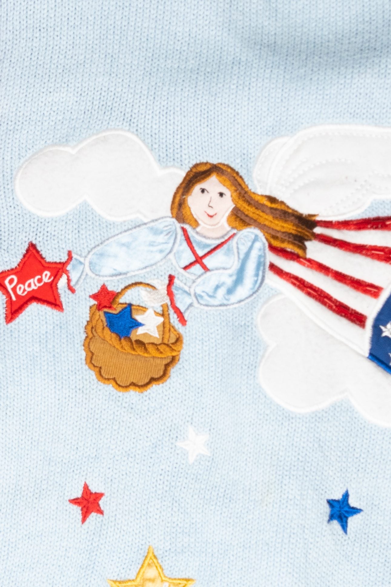 Patriotic USA Vintage Ugly Christmas Pullover (2000s)