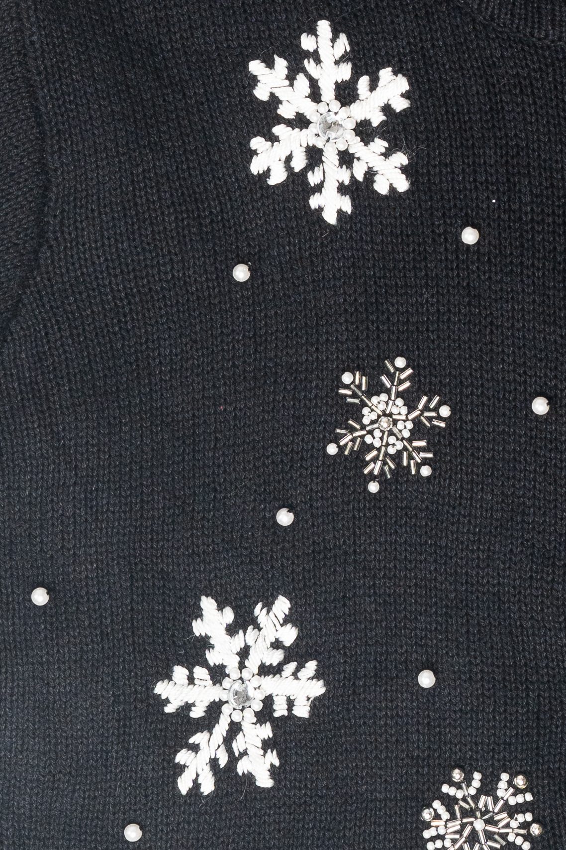Snowglobe Vintage Ugly Christmas Zip Cardigan