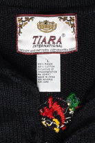 Christmas Presents Sequin Collar Vintage Ugly Cardigan (2000s)