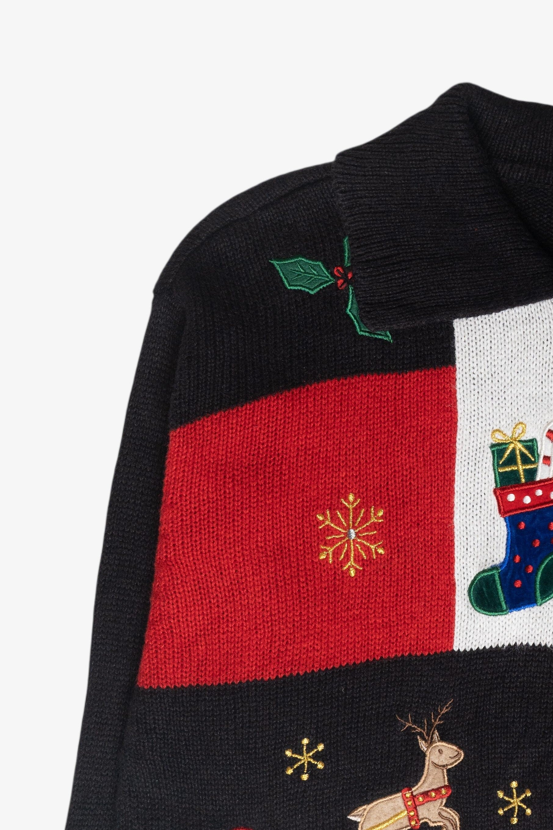 Geo Christmas Icon Ugly Vintage Cardigan (2000s)