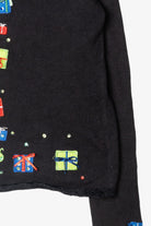 Falling Presents Vintage Ugly Christmas Cardigan (2000s)
