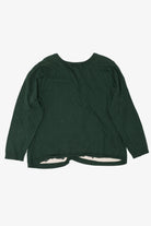 Green Christopher & Banks Reindeer Ugly Christmas Cardigan (2010s)