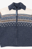 Vintage Blue Heirloom Collectibles Snowflakes Ugly Christmas Fair Isle Cardigan (2000s)