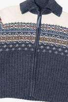 Vintage Blue Heirloom Collectibles Snowflakes Ugly Christmas Fair Isle Cardigan (2000s)