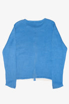 Trees Petite Size Vintage Ugly Christmas Cardigan (1990s)