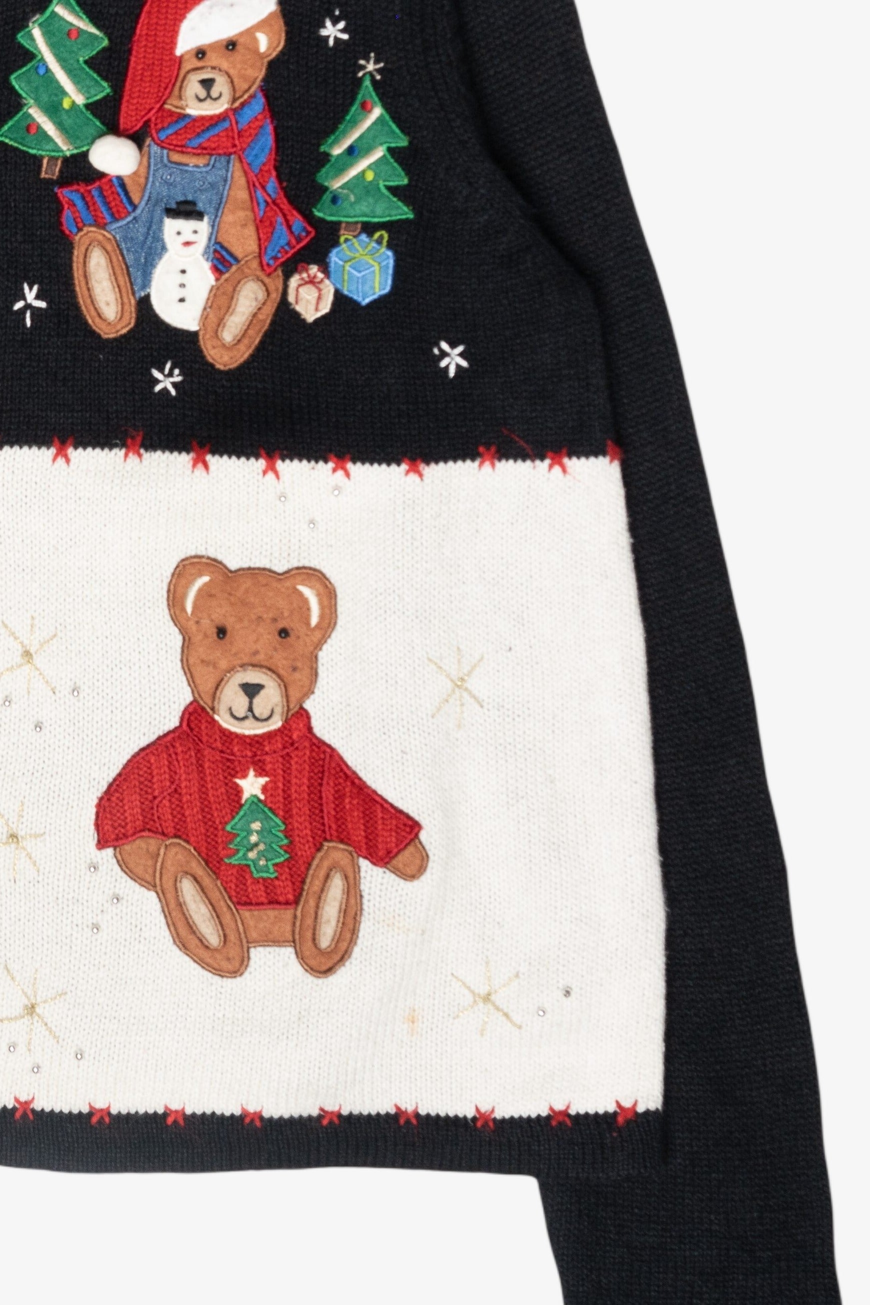 Bears Vintage Ugly Christmas Cardigan (2000s)