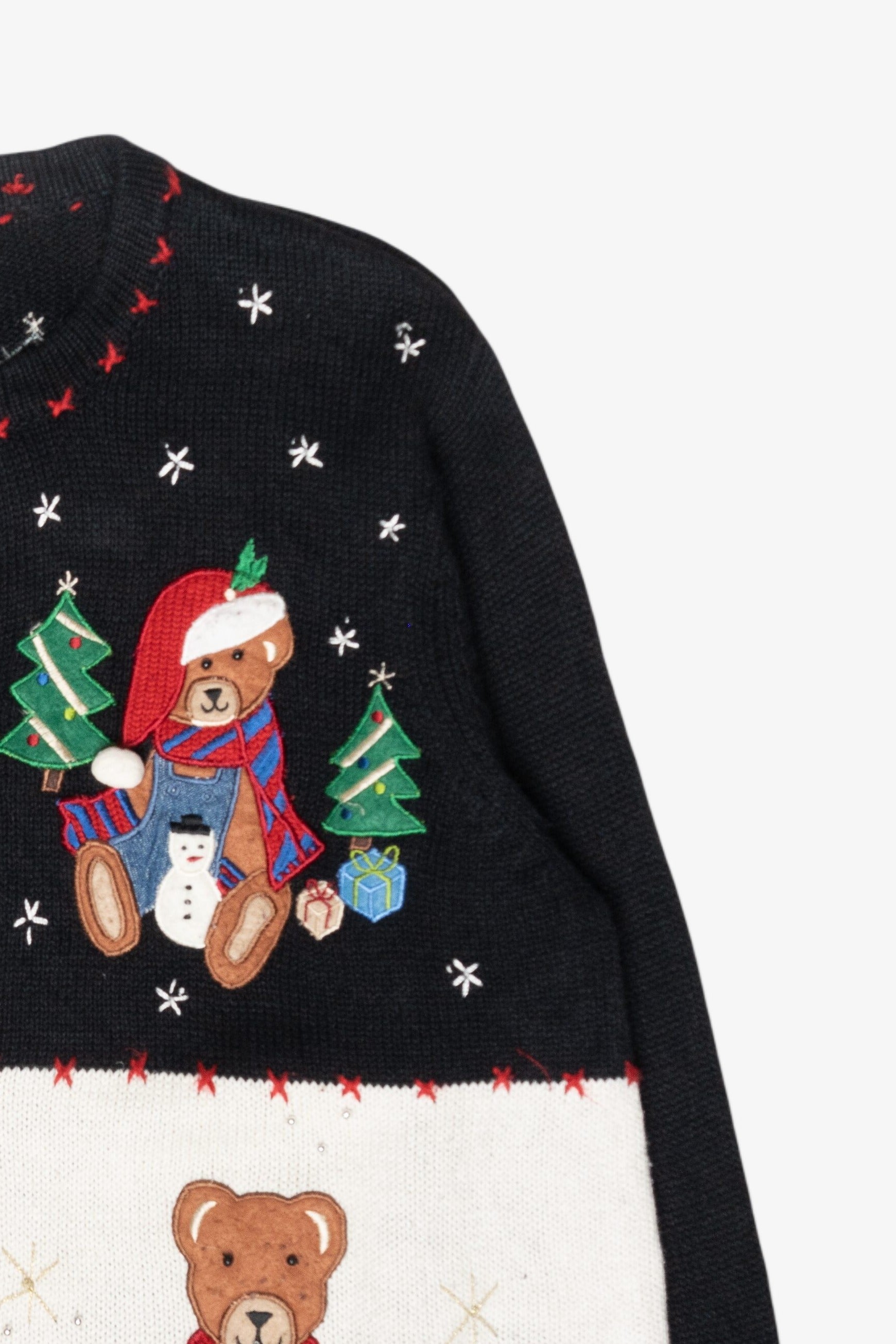 Bears Vintage Ugly Christmas Cardigan (2000s)