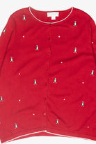 Mini Penguins Vintage Ugly Christmas Cardigan (2000s)