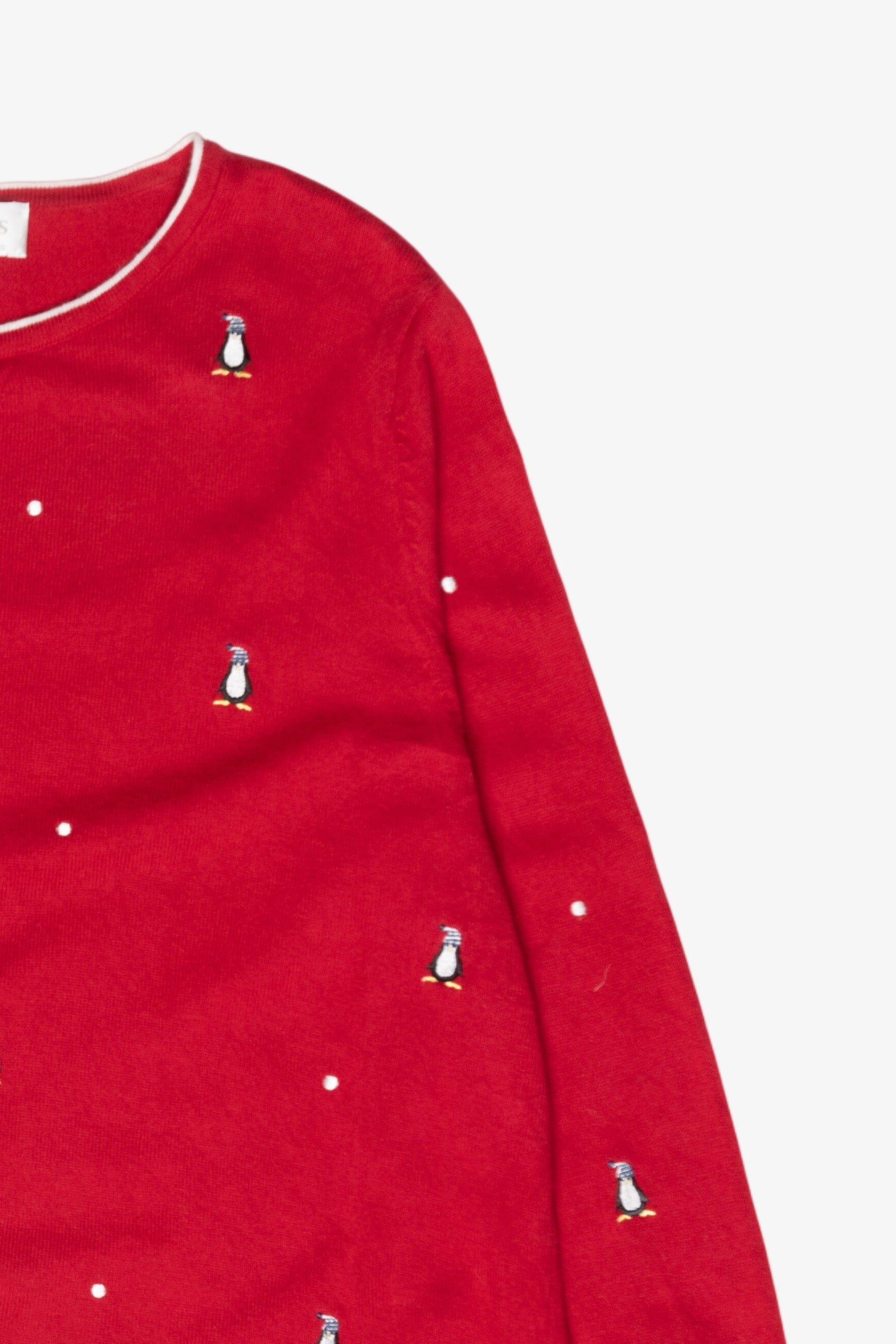 Mini Penguins Vintage Ugly Christmas Cardigan (2000s)
