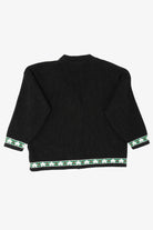 Vintage Black Unknown Ugly Christmas Cardigan (1980s)