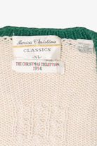 Vintage White Marisa Christina Toys Ugly Christmas Cardigan (1990s)