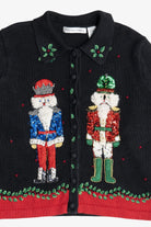 Vintage Victoria Jones Nutcrackers Ugly Christmas Sweater (1980s)