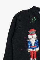 Vintage Victoria Jones Nutcrackers Ugly Christmas Sweater (1980s)