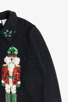 Vintage Victoria Jones Nutcrackers Ugly Christmas Sweater (1980s)