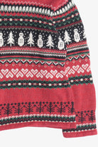 Vintage Snowmen Fair Isle Ugly Christmas Sweater (1990s)