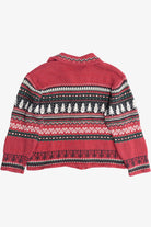 Vintage Snowmen Fair Isle Ugly Christmas Sweater (1990s)