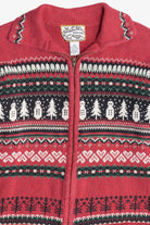 Vintage Snowmen Fair Isle Ugly Christmas Sweater (1990s)