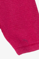 Vintage Kids Hot Pink Derek Heart Penguins Skating Ugly Christmas Cardigan (2000s)