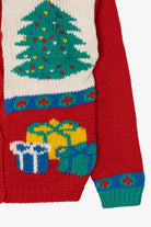 Vintage Kids Red Just Friends Ugly Christmas Cardigan (1990s)