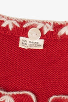 Vintage Red Polar Bears Ugly Christmas Cardigan (1990s)