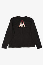 Vintage Black Talbots Ice Skates Ugly Christmas Cardigan (1990s)