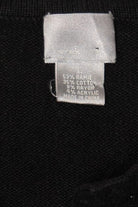Vintage Black Berek Snowmen Ugly Christmas Cardigan (1990s)