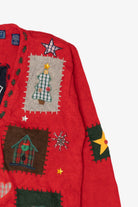 Vintage Red Karen Scott Ugly Christmas Cardigan (1990s)