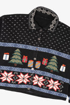 Vintage Black Ugly Christmas Cardigan (2000s)