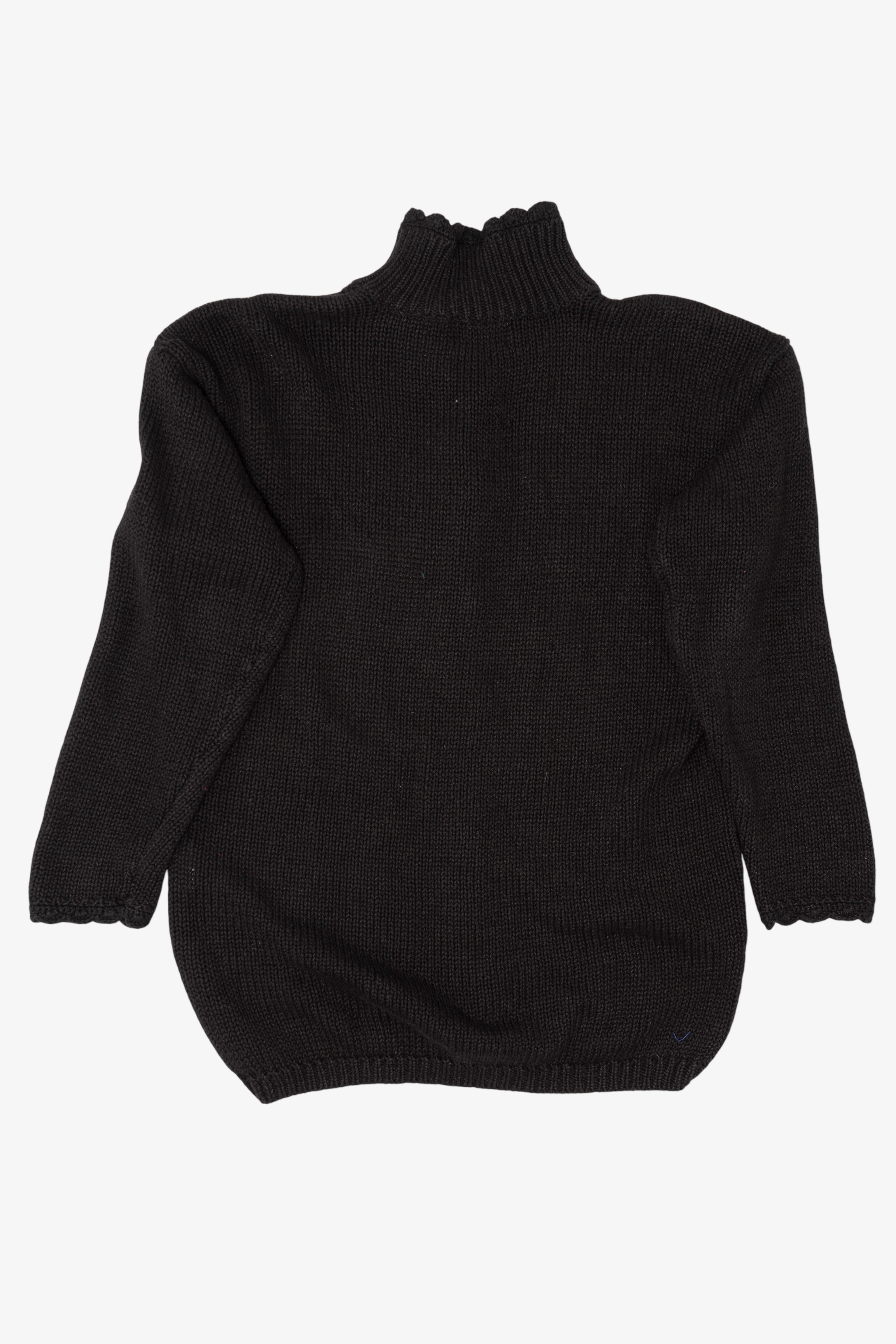 Vintage Black Kathie Lee Ugly Christmas Cardigan (1990s)