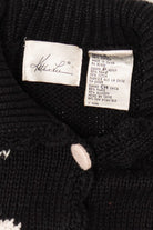 Vintage Black Kathie Lee Ugly Christmas Cardigan (1990s)