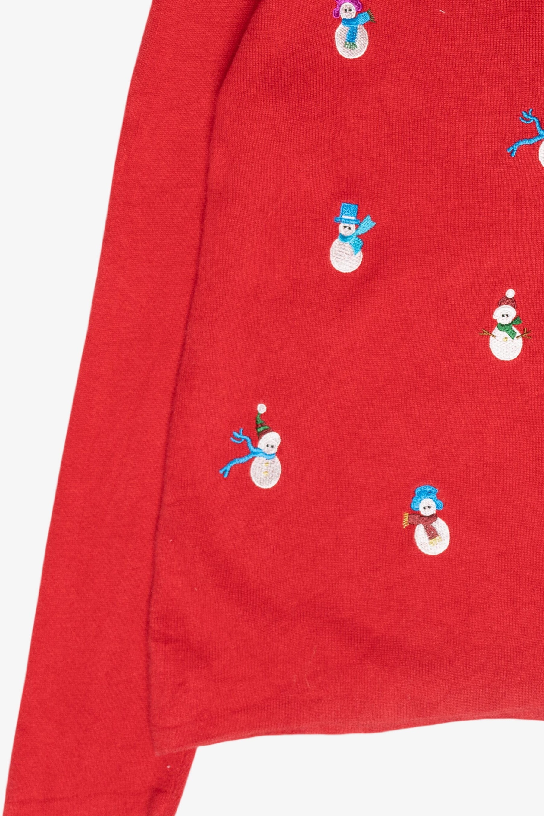 Mini Snowmen Vinage Ugly Christmas Cardigan (2000s)