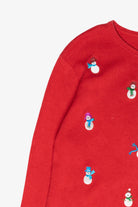 Mini Snowmen Vinage Ugly Christmas Cardigan (2000s)