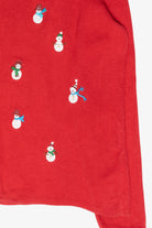 Mini Snowmen Vinage Ugly Christmas Cardigan (2000s)