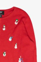 Mini Snowmen Vinage Ugly Christmas Cardigan (2000s)