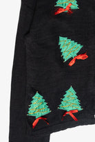 Trees with Ribbons Ugly Vintage Christmas Sweater (2000s)
