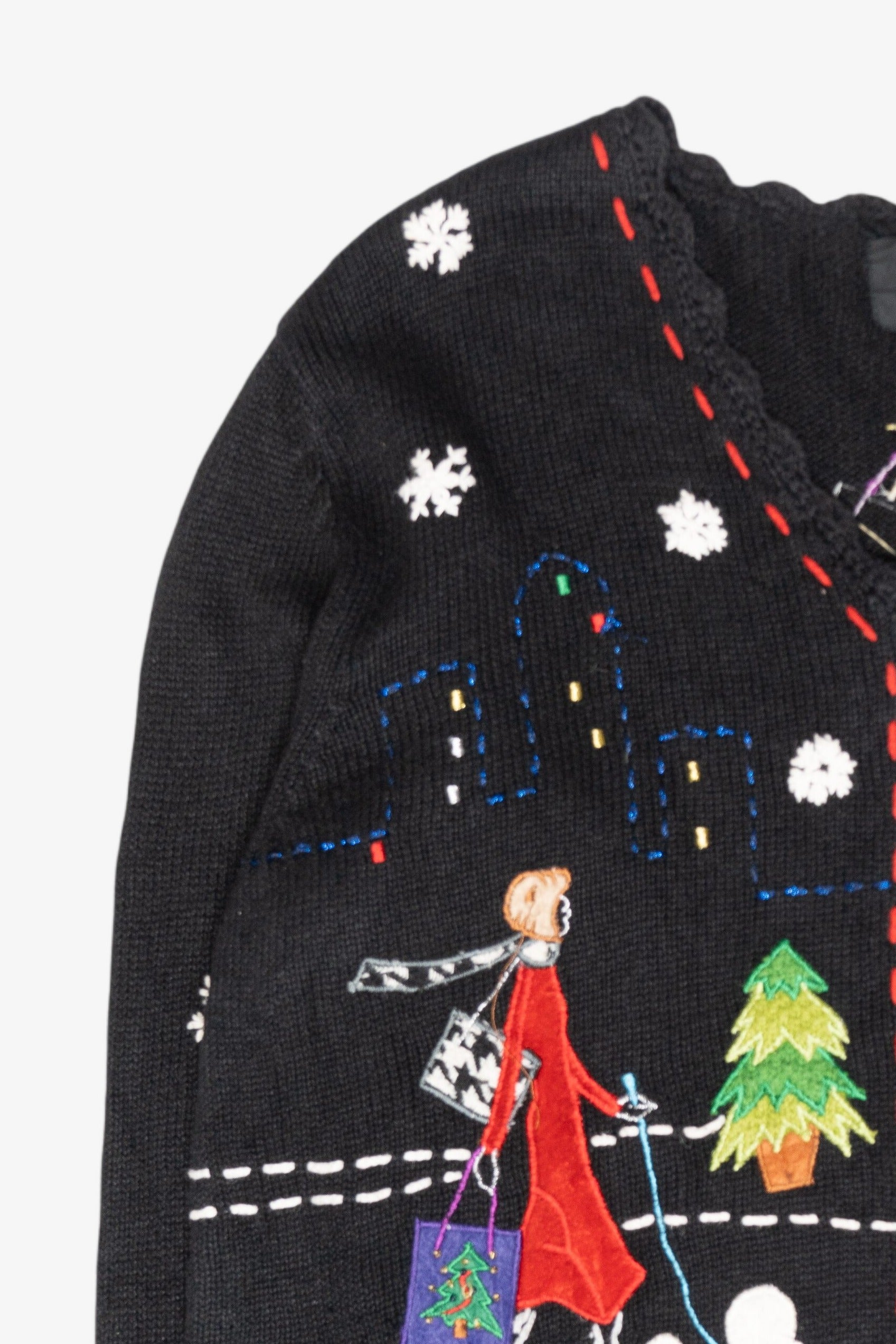 City Shopping Vintage Ugly Christmas Cardigan (2000s)