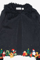 Icons Trim Vintage Ugly Christmas Cardigan (1990s)