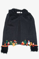 Icons Trim Vintage Ugly Christmas Cardigan (1990s)