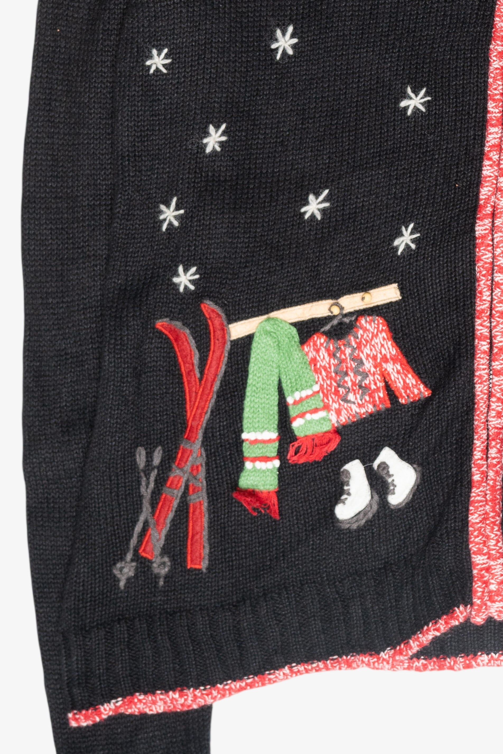 Cozy Winter Vintage Ugly Christmas Cardigan (1990s)