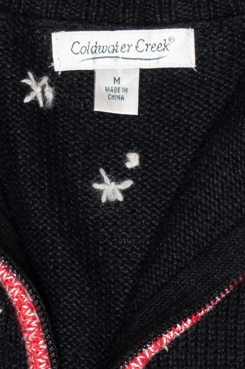 Cozy Winter Vintage Ugly Christmas Cardigan (1990s)