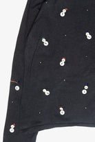 Mini Button Snowmen Vintage Ugly Christmas Cardigan (2000s)