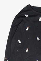 Mini Button Snowmen Vintage Ugly Christmas Cardigan (2000s)
