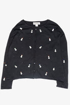 Mini Button Snowmen Vintage Ugly Christmas Cardigan (2000s)