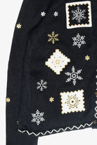Snowflakes Vintage Ugly Christmas Cardigan