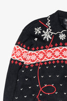 Mitten Pocket Vintage Ugly Christmas Cardigan (1990s)