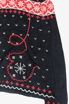 Mitten Pocket Vintage Ugly Christmas Cardigan (1990s)