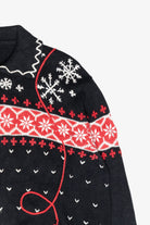 Mitten Pocket Vintage Ugly Christmas Cardigan (1990s)